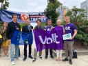 Group of Volters at Rise for Climate action