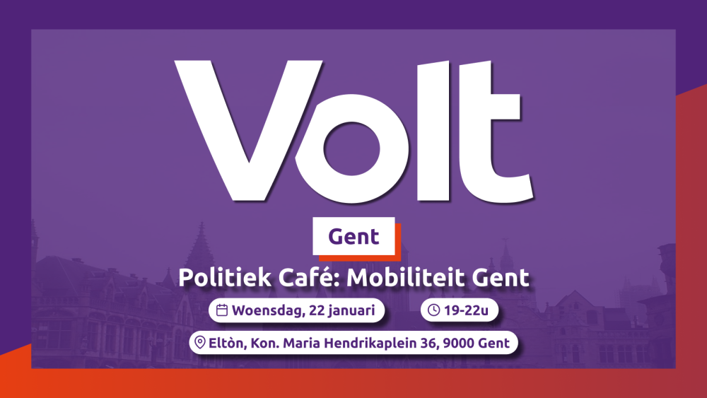 Politiek Café: Mobiliteit Gent, 22 januari, 19-22u, Eltòn