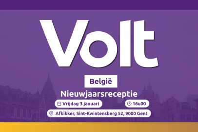 Nieuwjaarsreceptie, Vrijdag 3 januari, 16u, Gent